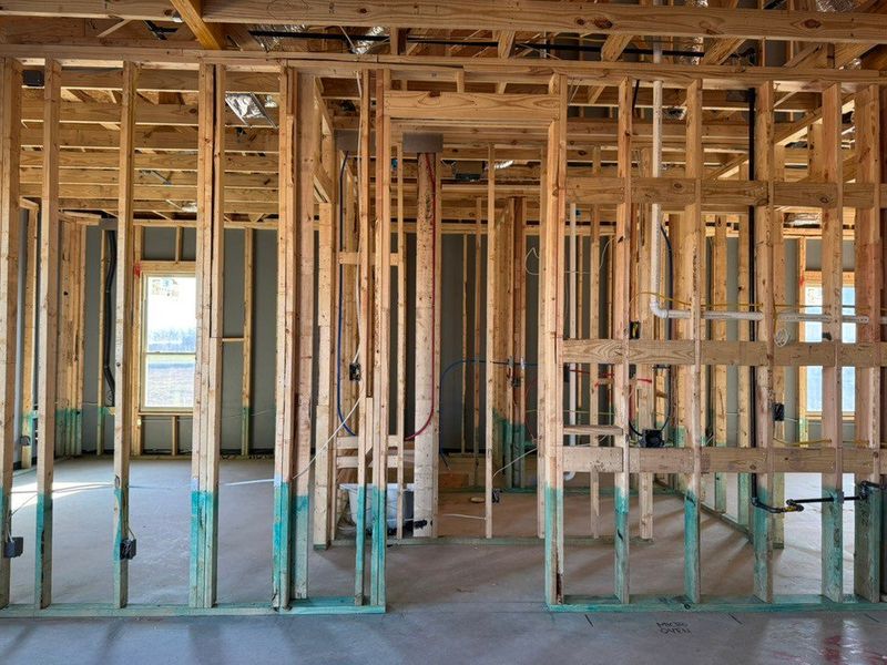 In-progress construction of a new home in Rocky Top, Krum, TX (Image 12).