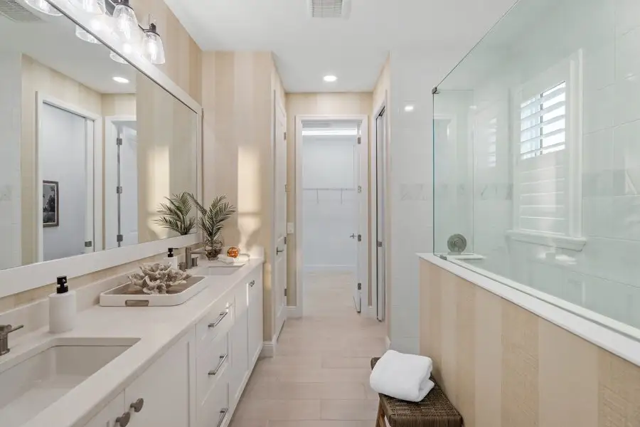 Representative furnished interior of a home built from the Cay by Homes by Towne in Shellstone at Waterside, Sarasota (Image 8).