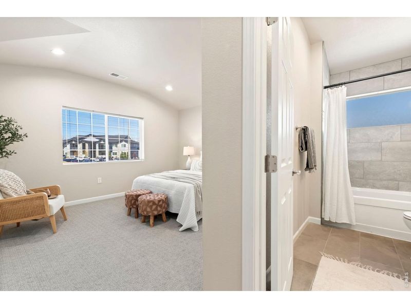 Furnished interior view inside a new home in , Denver (Image 30).