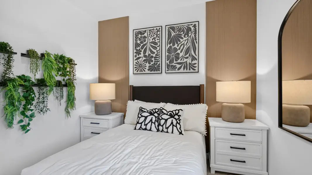 Furnished interior view inside a new home in Copes Landing, Jacksonville (Image 18).