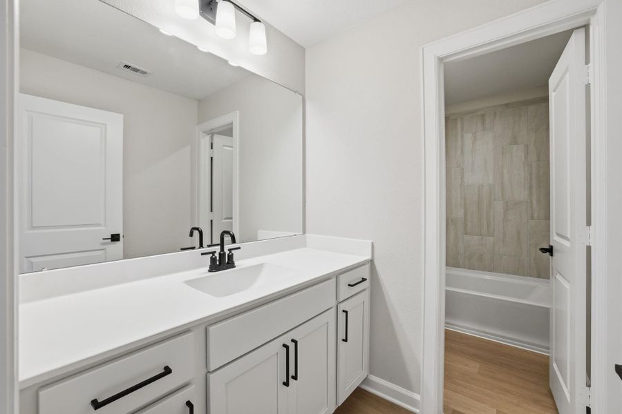 Furnished interior view inside a new home in Cypress Trails, Hockley (Image 10).