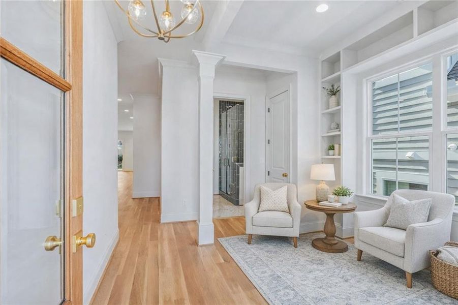 Furnished interior view inside a new home in , Marietta (Image 4).