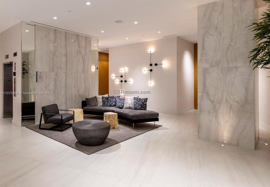 Furnished interior view inside a new home in , Sunny Isles Beach (Image 16).