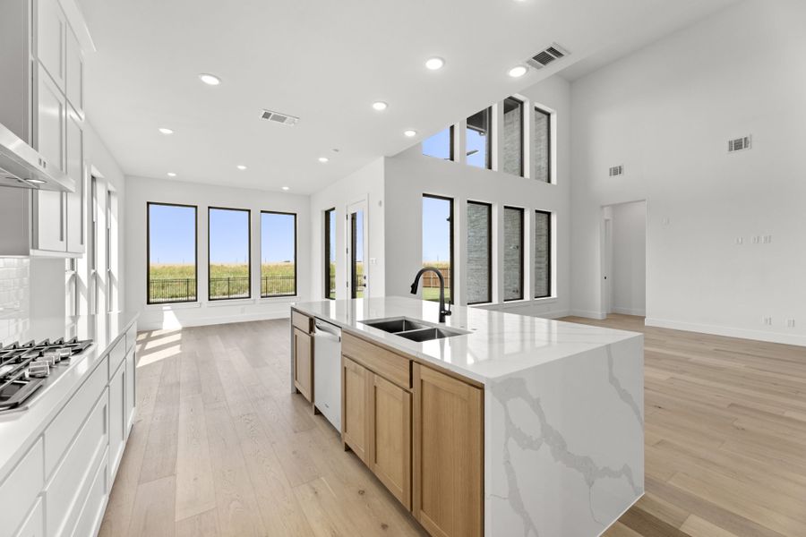 Representative furnished interior of a home built from the 5042 by Tradition Homes in Lakewood at Brookhollow – 60′ Lots, Prosper (Image 7).