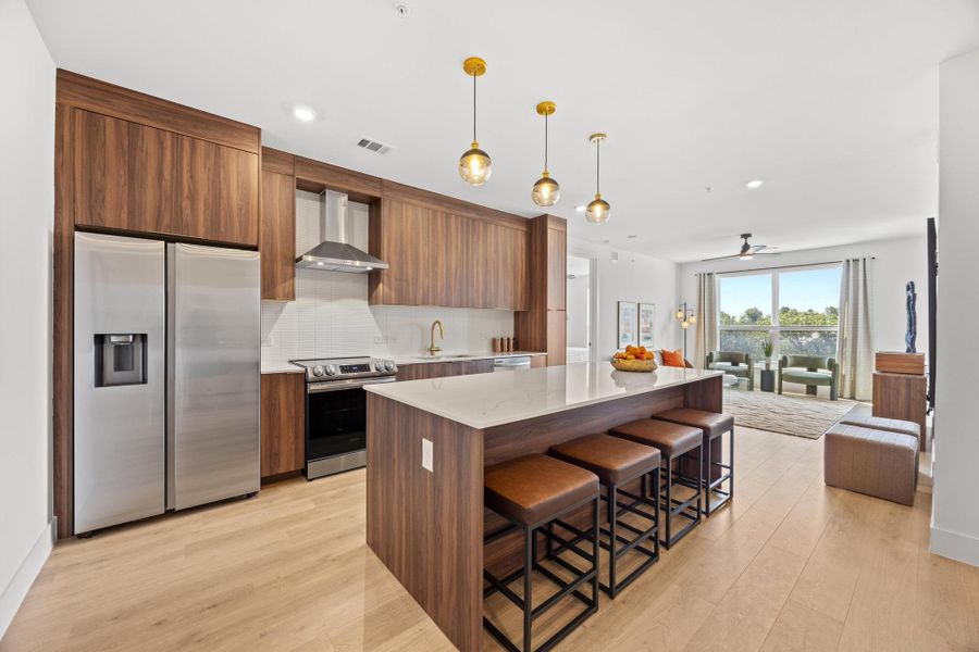 Furnished interior view inside a new home in , Austin (Image 23). Furnished interior view inside a new home in , Austin (Image 23).