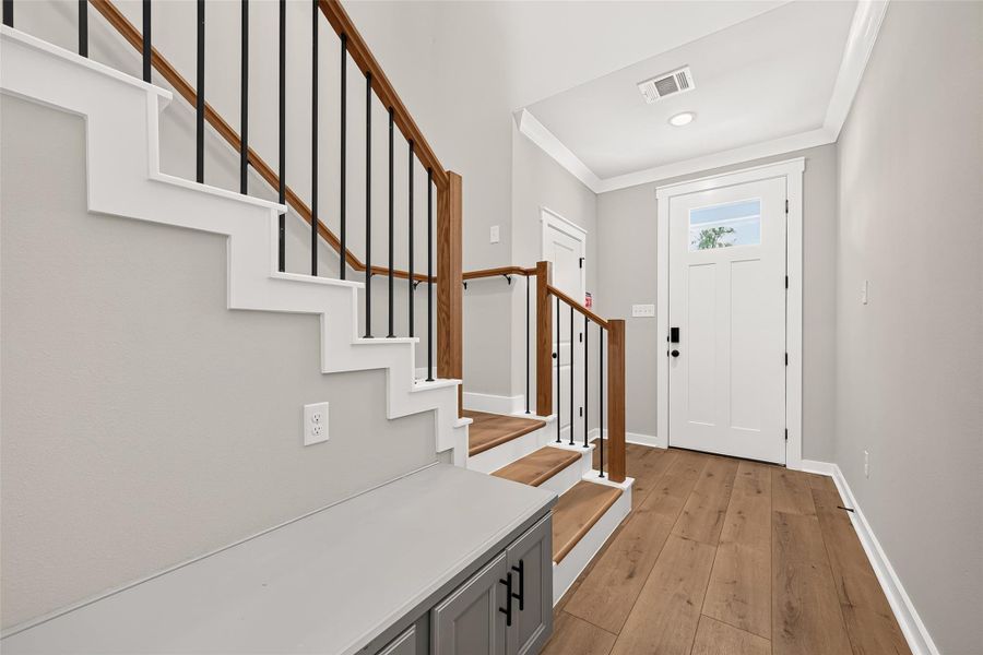 Furnished interior view inside a new home in Two Step Farm, Montgomery (Image 16).
