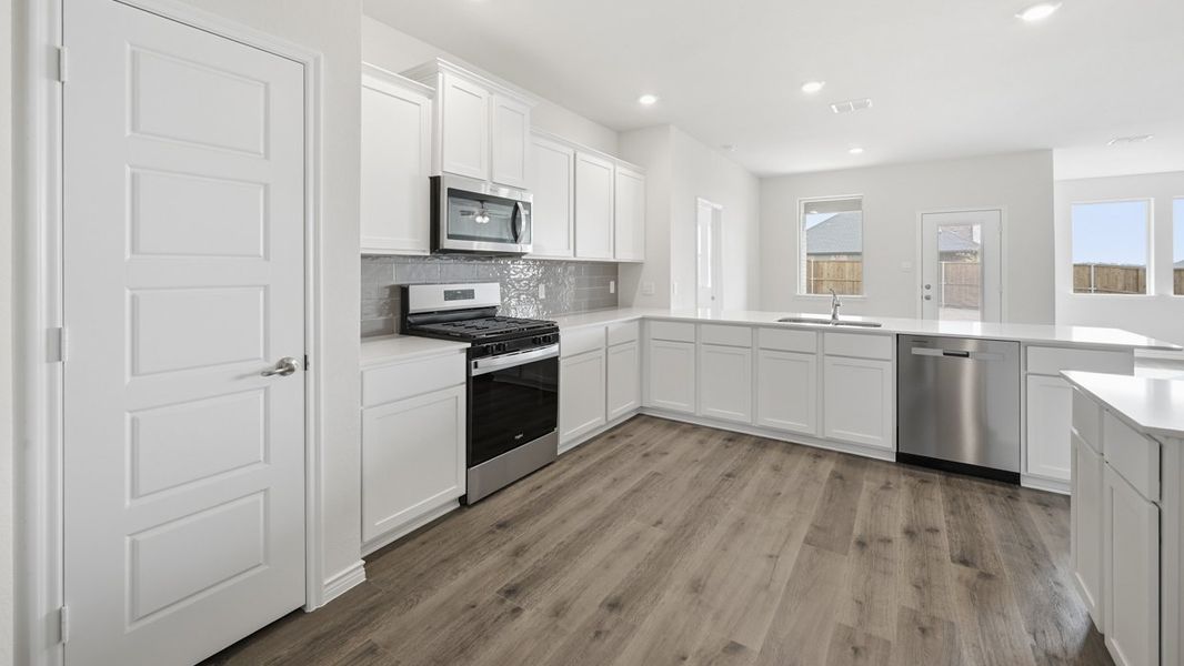 Furnished interior view inside a new home in Silverado, Aubrey (Image 3).
