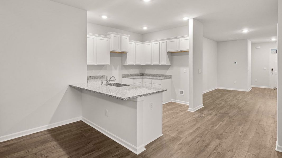 Furnished interior view inside a new home in Estates at Deer Hollow, Grovetown (Image 6). Furnished interior view inside a new home in Estates at Deer Hollow, Grovetown (Image 6).