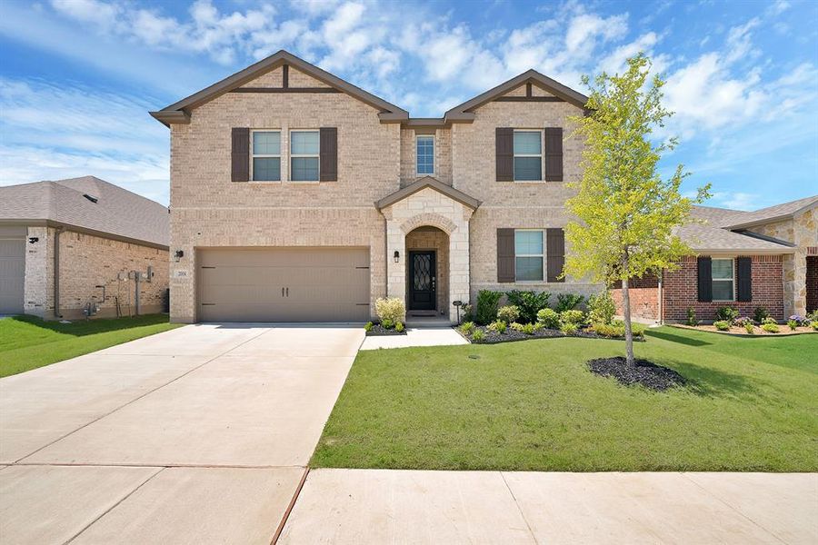 Front exterior of a new home in , Princeton, TX, highlighting curb appeal (Image 20).