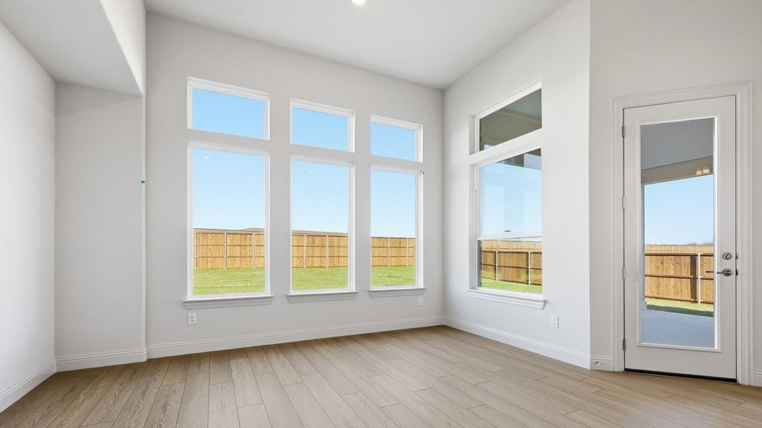 Representative furnished interior of a home built from the Tulane by DRB Homes in Green Meadows Classic, Celina (Image 26).