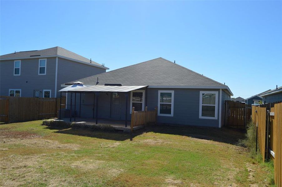 Exterior details and patio area of a home in Delano Estates, Greenville (Image 2).