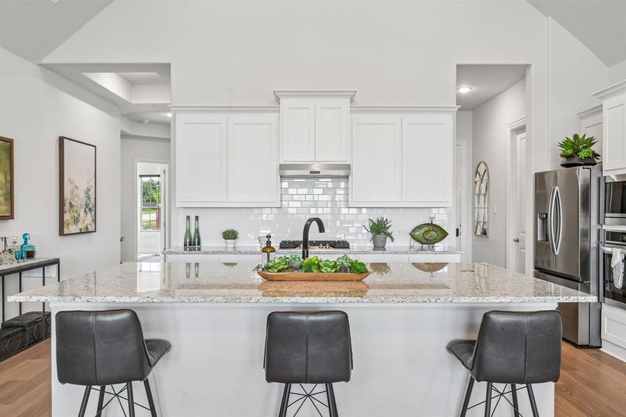 Furnished interior view inside a new home in Ridge Crossing, Waxahachie (Image 6).