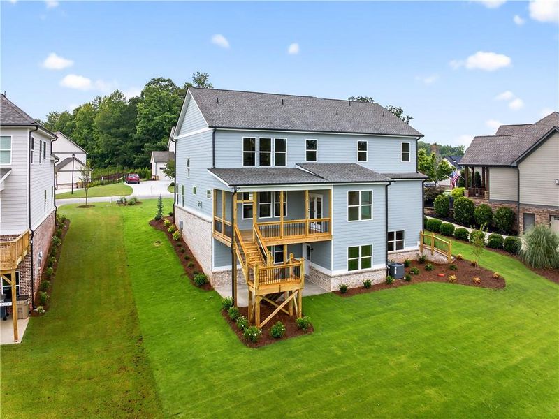Front exterior of a new home in , Jefferson, GA, highlighting curb appeal (Image 25).