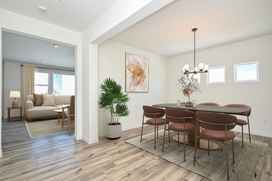 Representative furnished interior of a home built from the Breckenridge by Fischer Homes in Cherry Glen, Euharlee (Image 7).