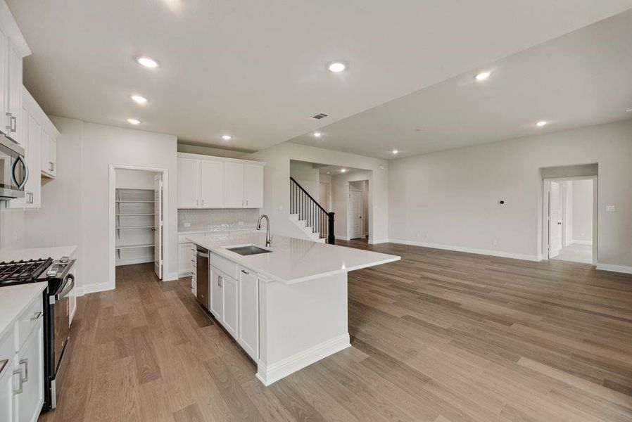 Furnished interior view inside a new home in Creekside of Crowley, Crowley (Image 15).