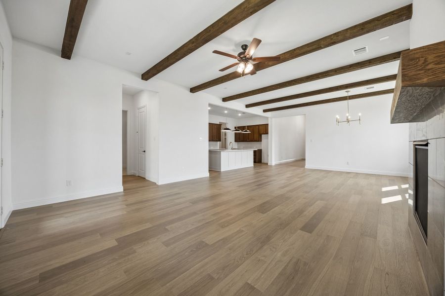 Spacious, unfurnished interior of a new home in Country Lakes, Denton (Image 16). Spacious, unfurnished interior of a new home in Country Lakes, Denton (Image 16).