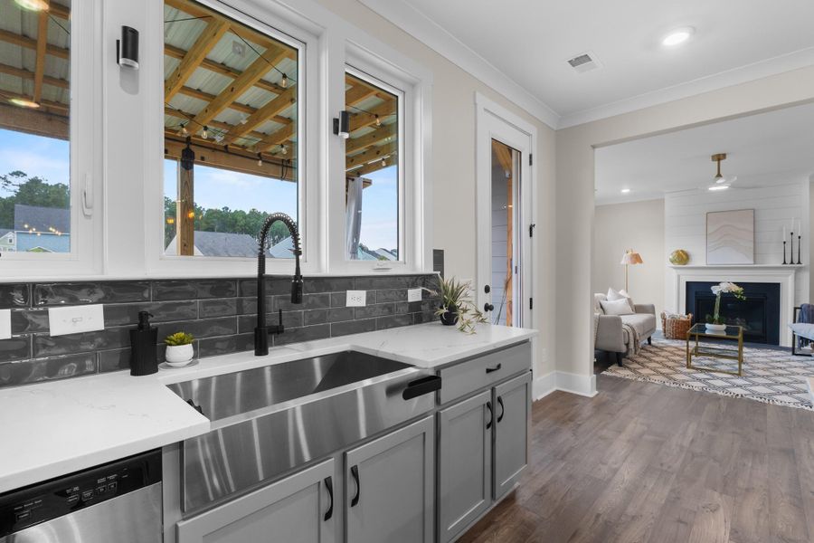 Furnished interior view inside a new home in , Ravenel (Image 30).