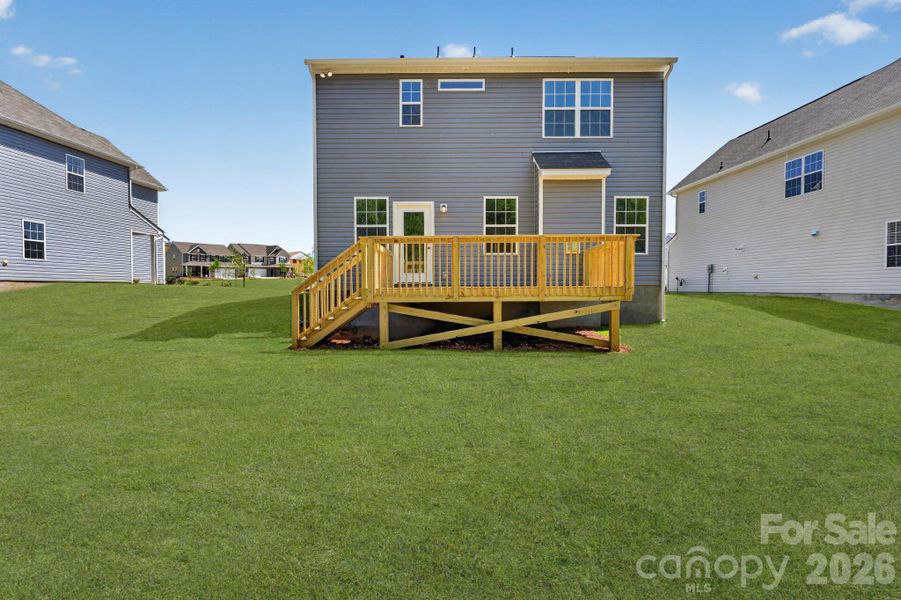 Exterior details and patio area of a home in Shannon Woods, Maiden (Image 3).
