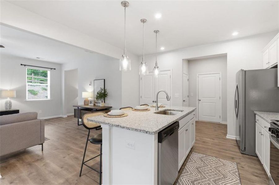 Furnished interior view inside a new home in Park Center Pointe, Mableton (Image 18).