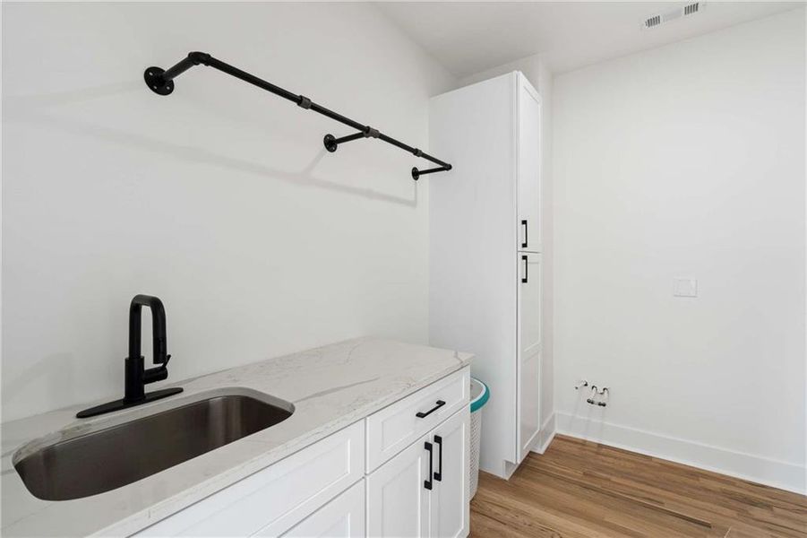 Close-up of interior finishes inside a home in , Atlanta (Image 21).