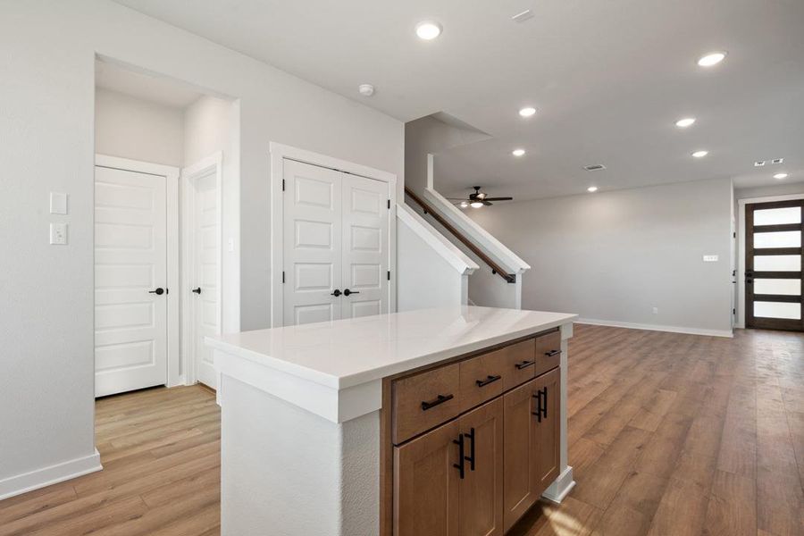 Furnished interior view inside a new home in Union Collection at Park Central, Georgetown (Image 5).