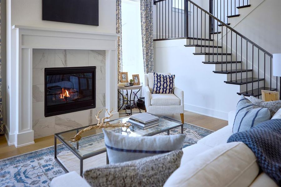 Furnished interior view inside a new home in Edgewater, Royse City (Image 12).
