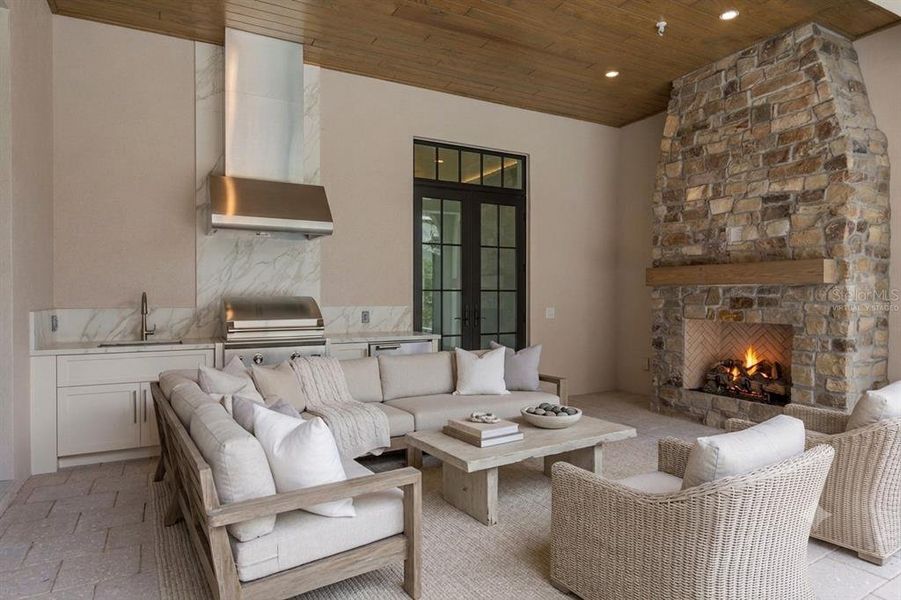 Furnished interior view inside a new home in , Orlando (Image 41).