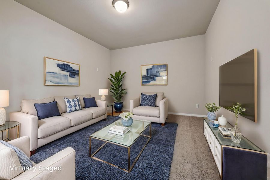 Furnished interior view inside a new home in Pinewood Trails - Luxe Series, Atascocita (Image 6).