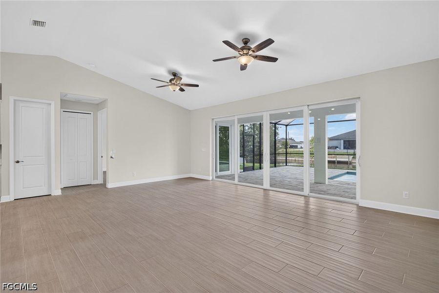 Spacious, unfurnished interior of a new home in Cape Coral, Cape Coral (Image 17). Spacious, unfurnished interior of a new home in Cape Coral, Cape Coral (Image 17).
