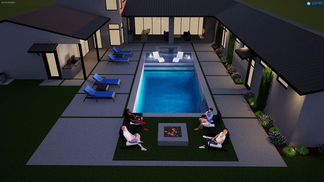 Outdoor pool featuring a patio area Outdoor pool featuring a patio area