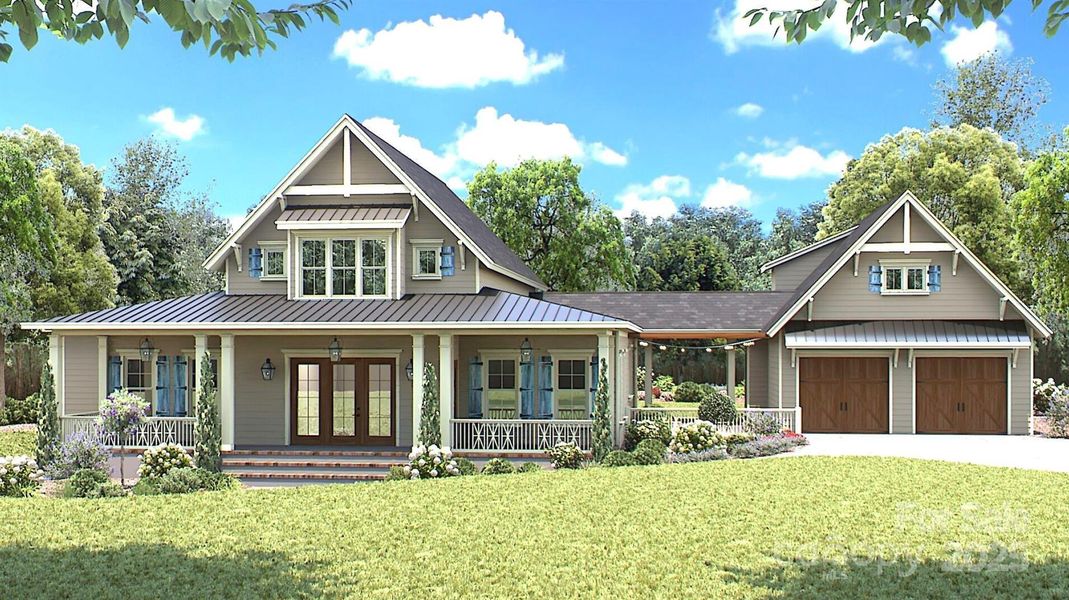 Front Exterior - Artist Rendering of Proposed Home