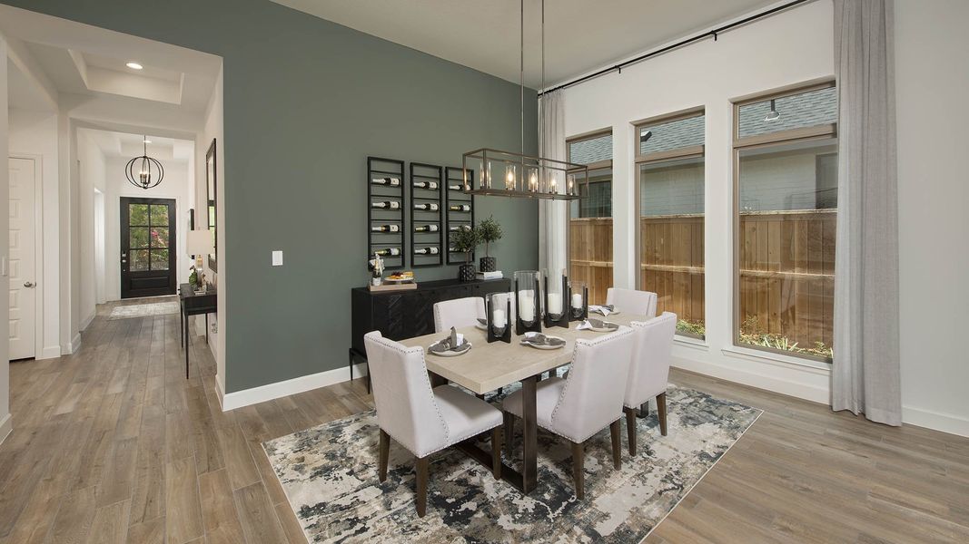 Furnished interior view inside a new home in Audubon Park 60', Magnolia (Image 4).