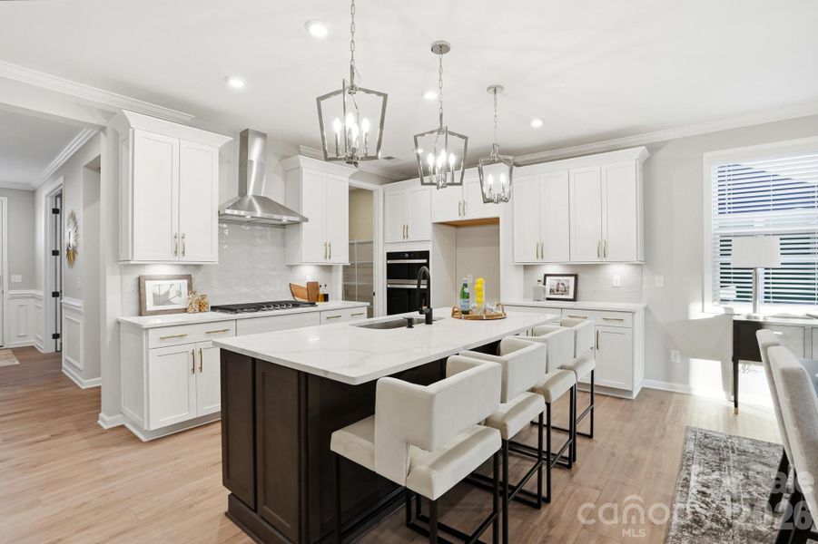 Furnished interior view inside a new home in Roseshire Chase, Huntersville (Image 28).