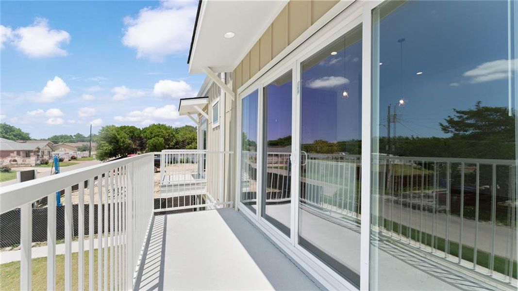 Exterior details and patio area of a home in , Dallas (Image 15). Exterior details and patio area of a home in , Dallas (Image 15).