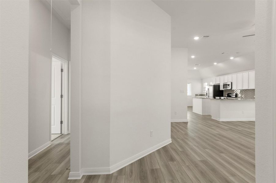 Spacious, unfurnished interior of a new home in Orchard Ridge, Liberty Hill (Image 10). Spacious, unfurnished interior of a new home in Orchard Ridge, Liberty Hill (Image 10).