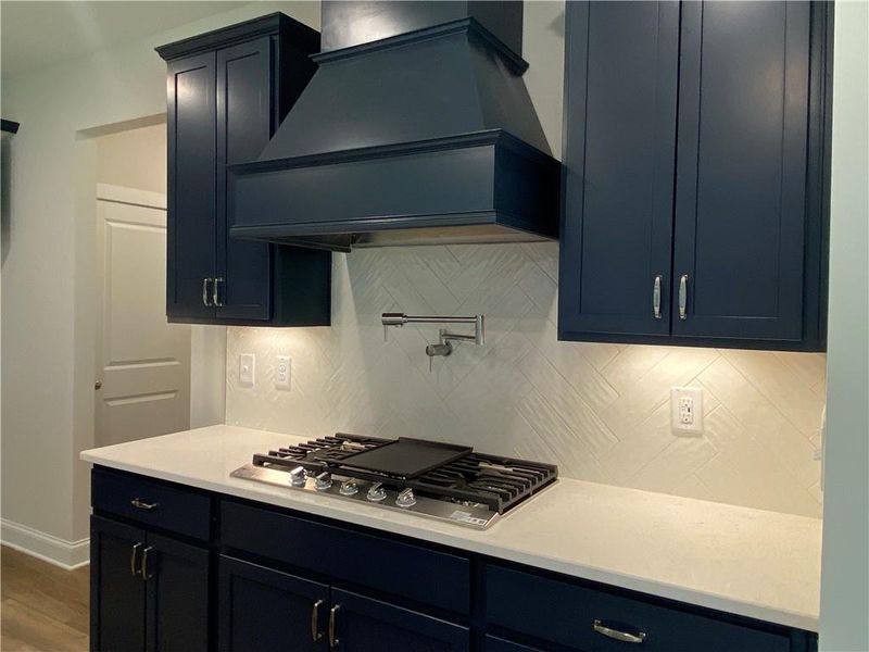 Close-up of interior finishes inside a home in , Dallas (Image 12).