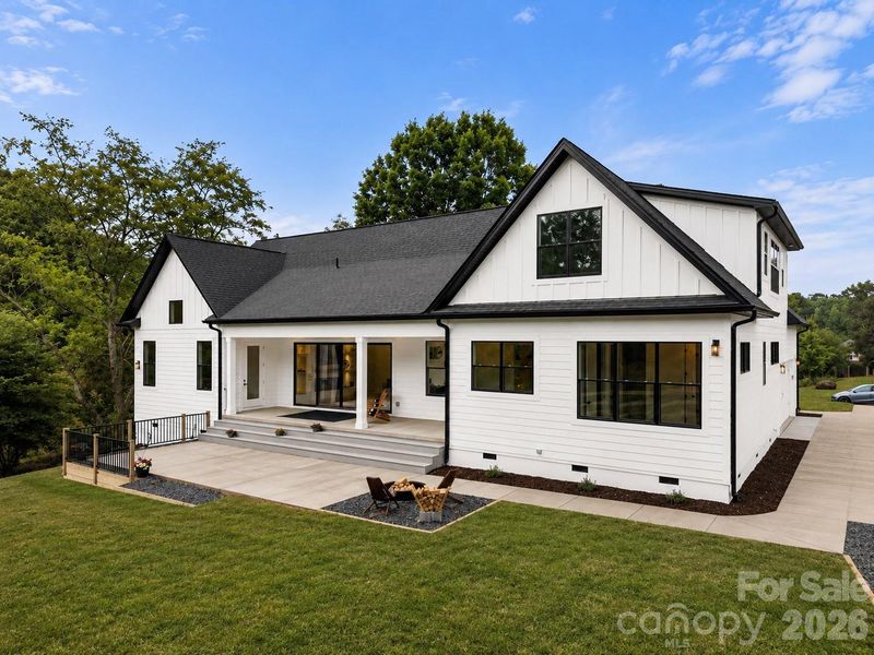 Exterior details and patio area of a home in , Monroe (Image 31).