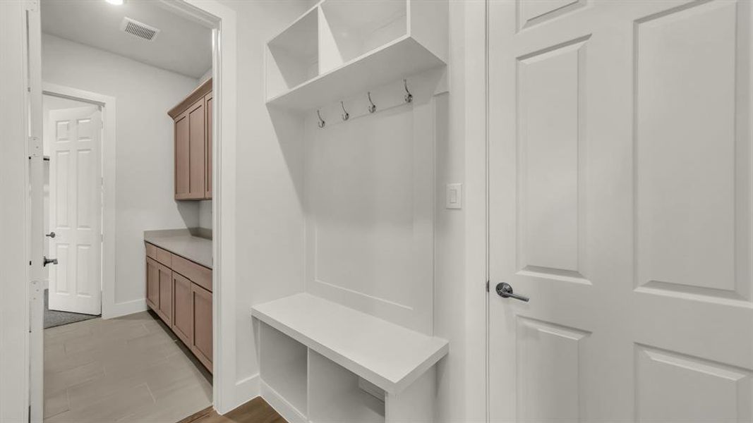 Furnished interior view inside a new home in Woodland Lakes Estates, Weatherford (Image 10).