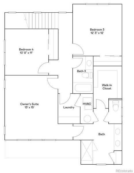 2D floor plan layout of this home in , Thornton, CO (Image 2). 2D floor plan layout of this home in , Thornton, CO (Image 2).