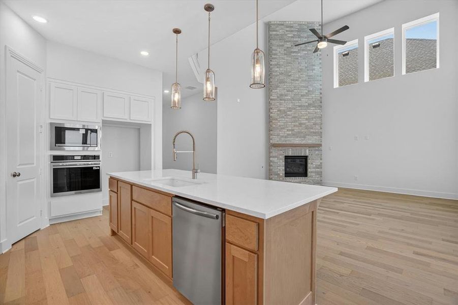 Furnished interior view inside a new home in Tavolo Park, Fort Worth (Image 5).