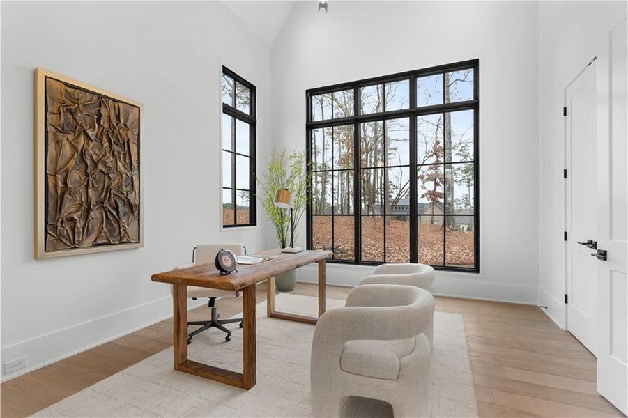 Furnished interior view inside a new home in , Greensboro (Image 9). Furnished interior view inside a new home in , Greensboro (Image 9).