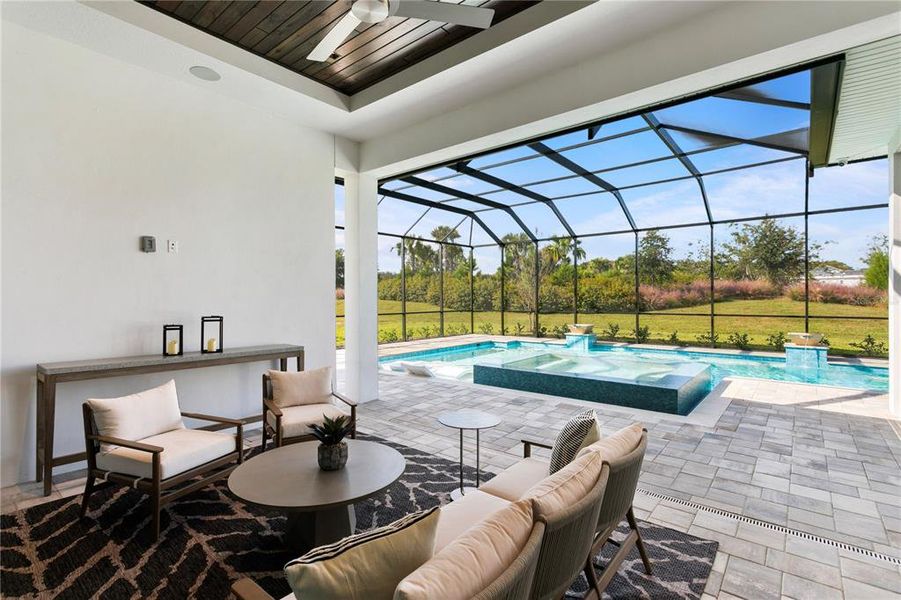 Exterior details and patio area of a home in , Odessa (Image 32).