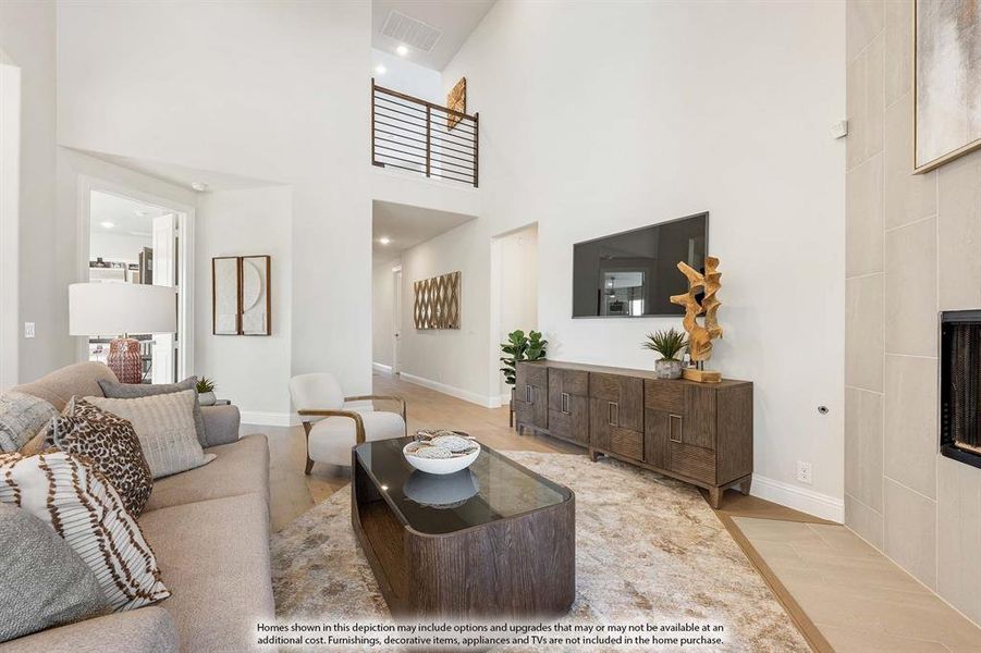 Furnished interior view inside a new home in Sutton Fields, Celina (Image 4).