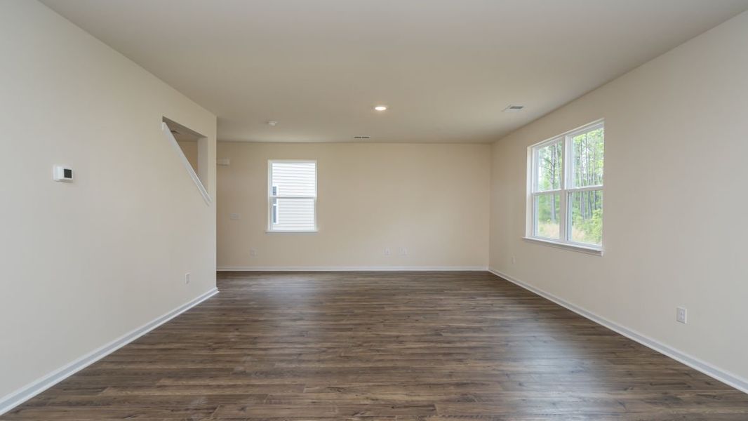 Representative unfurnished interior of a home built from the Arden by D.R. Horton in Halls Landing, Bolivia (Image 16). Representative unfurnished interior of a home built from the Arden by D.R. Horton in Halls Landing, Bolivia (Image 16).