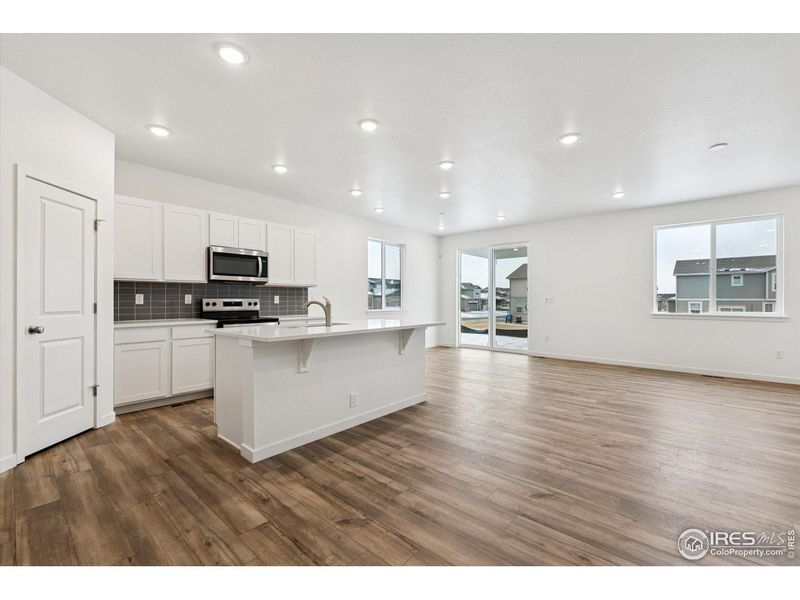 Furnished interior view inside a new home in The Overlook at Johnstown Farms, Johnstown (Image 9).