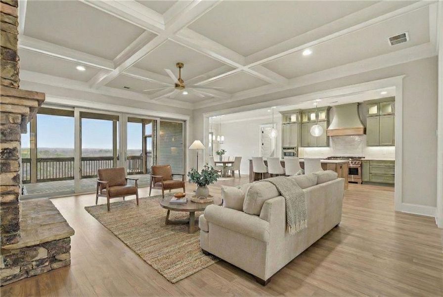 Furnished interior view inside a new home in , Gainesville (Image 42).