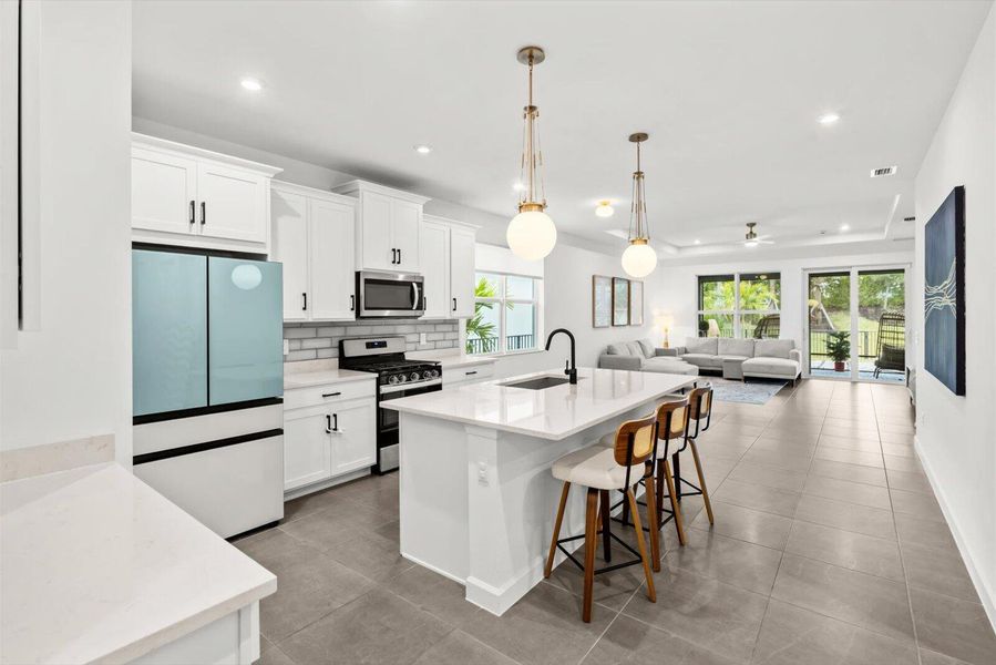 Furnished interior view inside a new home in Tradition - Kenley, Port St. Lucie (Image 19). Furnished interior view inside a new home in Tradition - Kenley, Port St. Lucie (Image 19).