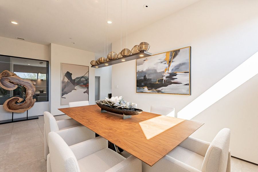 Furnished interior view inside a new home in Village at Seven Desert Mountain, Scottsdale (Image 14).