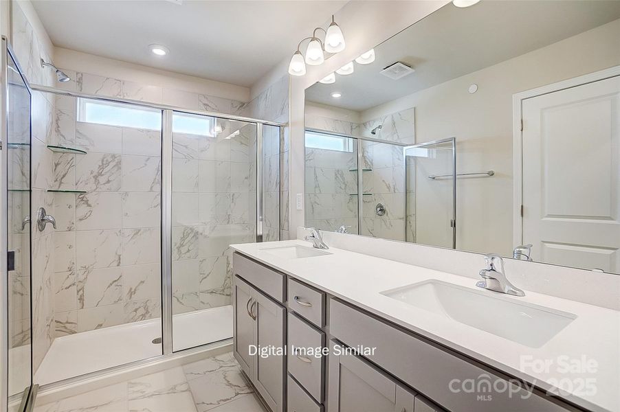 Furnished interior view inside a new home in Hedgecliff Townes, Kannapolis (Image 5). Furnished interior view inside a new home in Hedgecliff Townes, Kannapolis (Image 5).