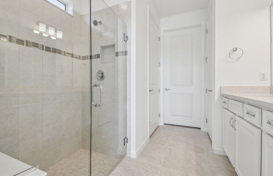 Owner's Walk-In Shower